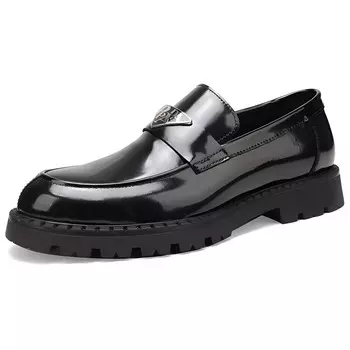 Лоферы мужские черный Mo Xu