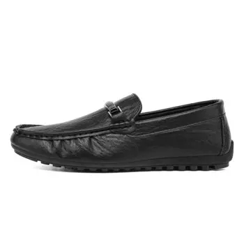 Лоферы мужские черный Musnodo