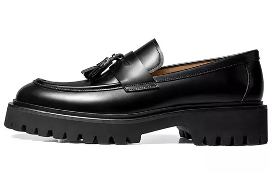 Лоферы мужские черный Thom Wills