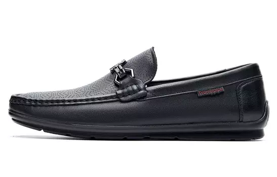 Лоферы мужские черный Trumppipe