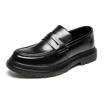 Лоферы мужские черный Weishibangwei