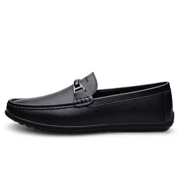 Лоферы мужские черный Wen Nai