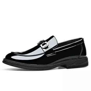 Лоферы мужские черный Xiaotoulang