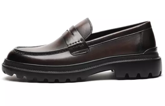 Лоферы мужские Цвет кофе/черный Charriol