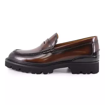 Лоферы мужские коричневые Tranoi