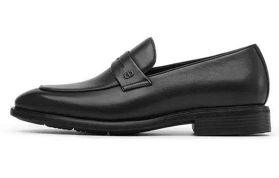 Лоферы мужские низкие черные Chrisdien Deny/Cress Danny