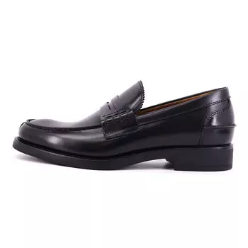 Лоферы мужские низкие черные Tranoi