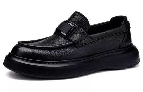 Лоферы мужские низкие черные U7