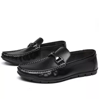 Лоферы мужские низкие черный Fapai