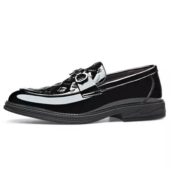 Лоферы мужские низкие черный Romon