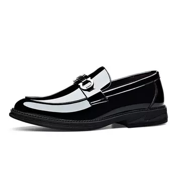 Лоферы мужские низкие черный Romon