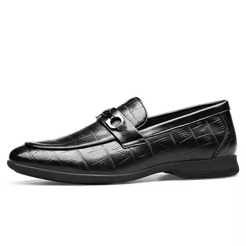 Лоферы мужские низкие черный Romon