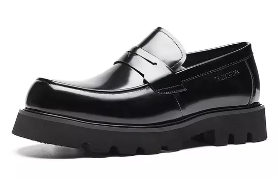 Лоферы мужские низкие черный Trumppipe