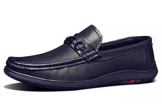 Лоферы мужские низкие черный Vanssi