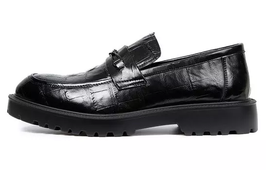 Лоферы мужские низкие черный Wit