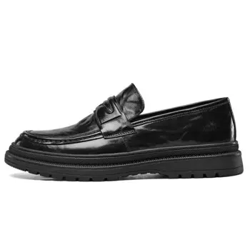 Лоферы мужские низкие черный Yearcon