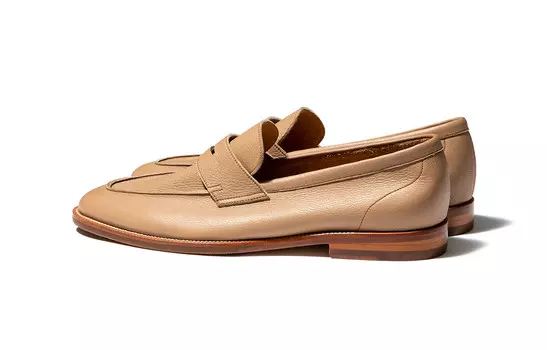 Лоферы мужские с низким верхом абрикосового цвета Truffaut, цвет Apricot