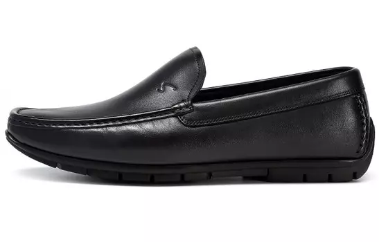 Лоферы мужские с низким верхом, черный, серый Satchi