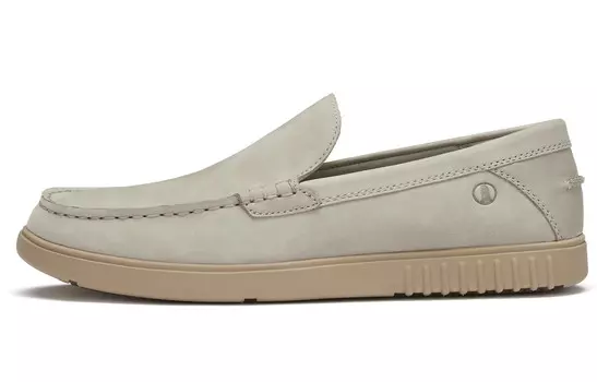 Лоферы мужские серые Clarks