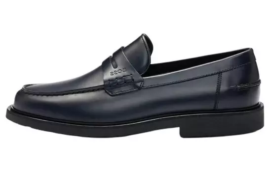 Лоферы мужские темно-синие Hugo Boss