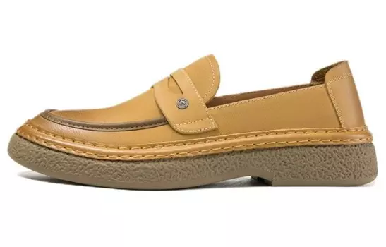 Лоферы мужские желтый Aokang