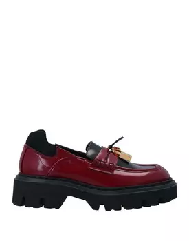 Лоферы N°21, бордовый