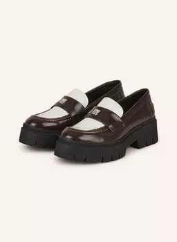 Лоферы на платформе Kris Hugo, коричневый