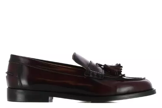 Лоферы на плоской подошве ems Casas, бордовый