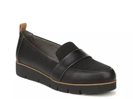 Лоферы на танкетке Dr. Scholl's Webster, черный