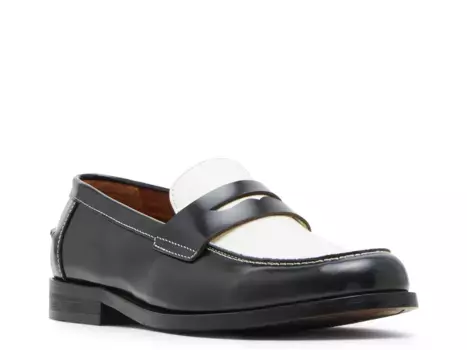 Лоферы Natan Penny Loafer Steve Madden, черно-белый