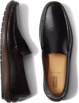 Лоферы Nichols Venetian Johnston & Murphy, цвет Black Full Grain