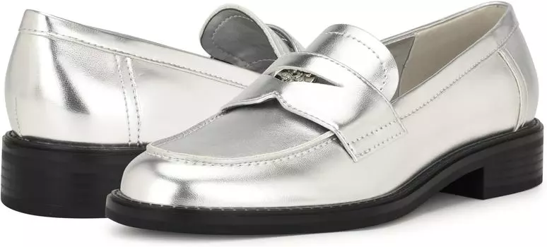 Лоферы Nine West Seeme, серебряный