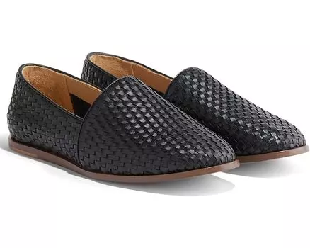 Лоферы Nisolo Alejandro Woven Slip On, черный