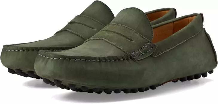 Лоферы Nubuck Penny Driver Massimo Matteo, цвет Verde