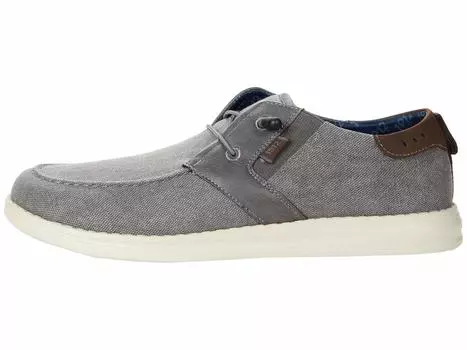 Лоферы Nunn Bush Brewski Moc Toe Slip-on with Elastic Bungee, серый