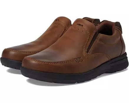 Лоферы Nunn Bush Cam Moc Toe Slip-On, цвет Brown Crazy Horse