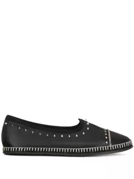 Лоферы Otium с заклепками Giuseppe Zanotti, черный