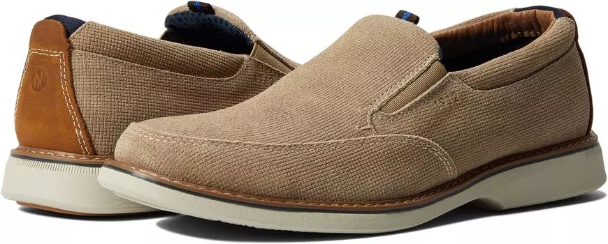 Лоферы Otto Plain Toe Slip-On Nunn Bush, цвет Stone