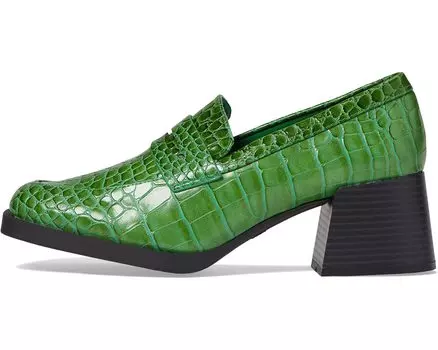 Лоферы Pace Matisse, зеленая крокодиловая синтетика
