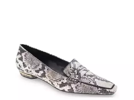 Лоферы Paray Bcbgmaxazria, Grey/White/Black Snake Print