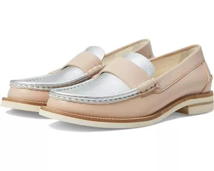 Лоферы Pedro Garcia Stina, цвет Buff-Silver Accent