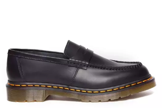 Лоферы Penton на плоской подошве Dr. Martens, черный