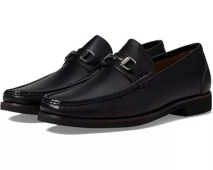 Лоферы Peter Millar Crown Leather Bit Loafer, черный