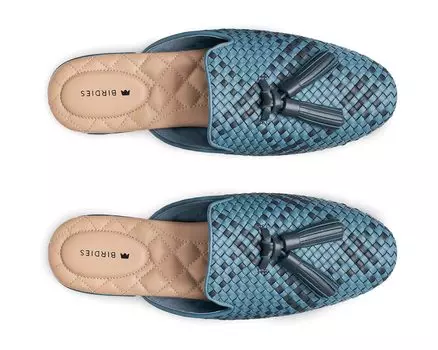 Лоферы Phoebe Woven Mule Birdies, тихоокеанская решетка тканая
