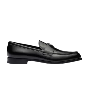 Лоферы Prada Brushed Leather Loafer 'Black', черный