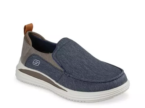 Лоферы Proven Evers Skechers, темно-синий