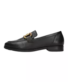 Лоферы R 4221 с золотой деталью Gabor, черный