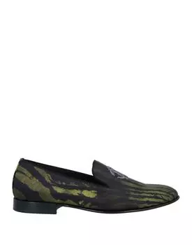 Лоферы Roberto Cavalli, зеленый
