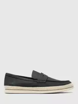 Лоферы Rodd & Gunn Huaraki Jute Detail Leather, цвет indigo