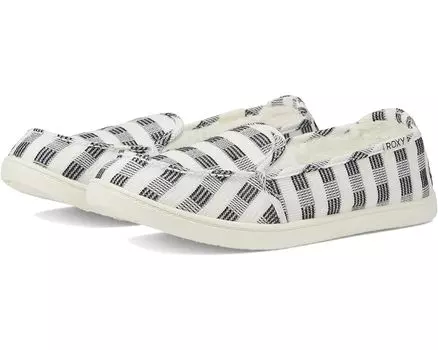 Лоферы Roxy Minnow Wool Slip-On, цвет Black Plaid 233 Exc